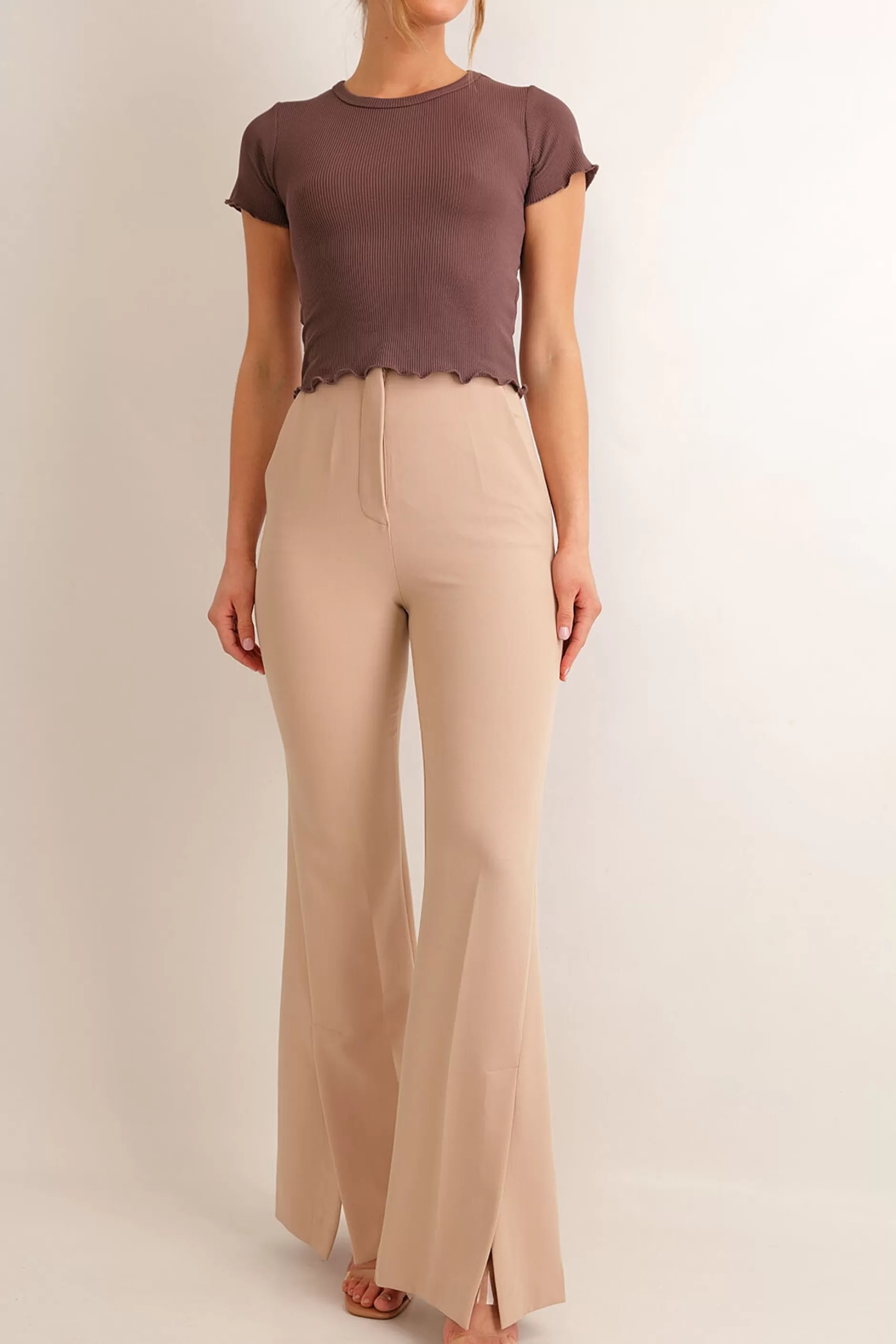 Afternoon Slit Pants | Chiquelle Discount