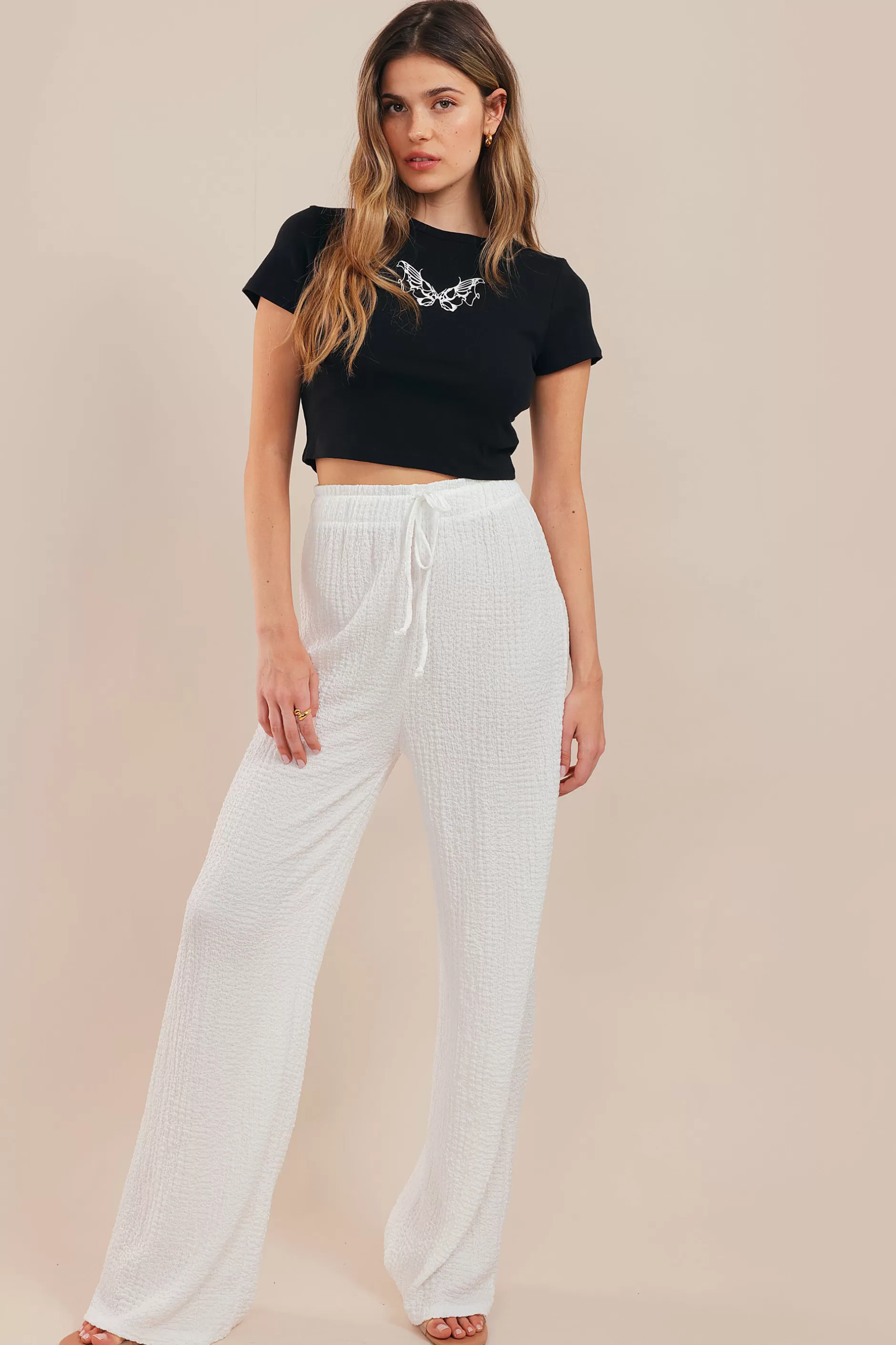 Butterfly Crop Tee | Chiquelle Best