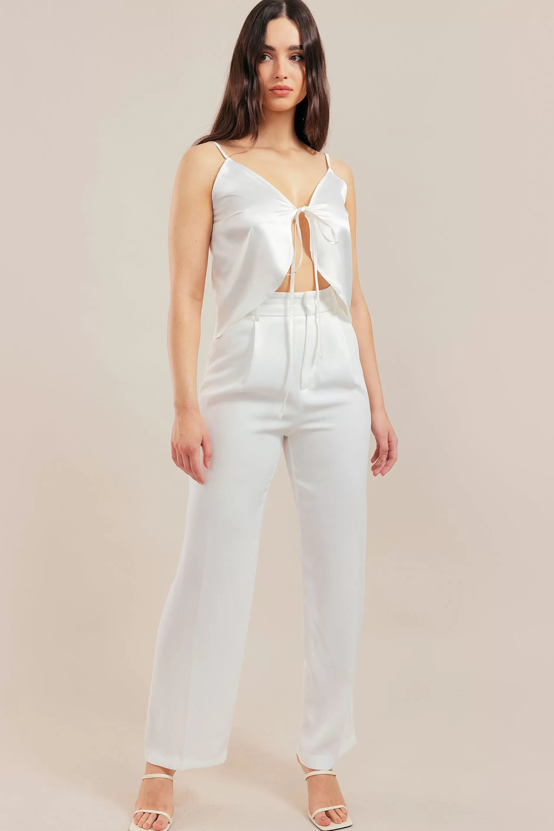 Butterfly Cut Satin Top | Chiquelle Store