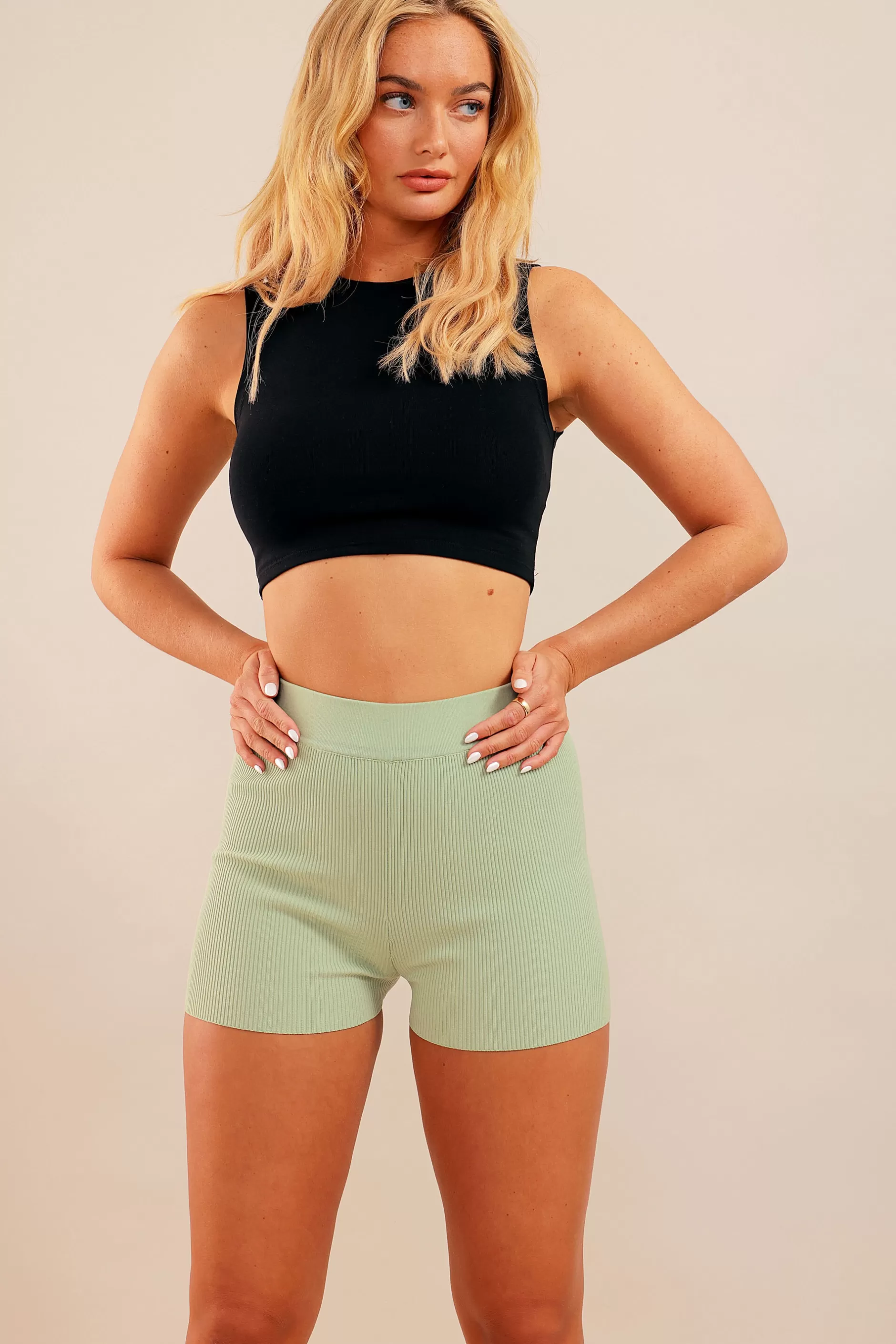 Comfy Culture Knit Shorts | Chiquelle Outlet