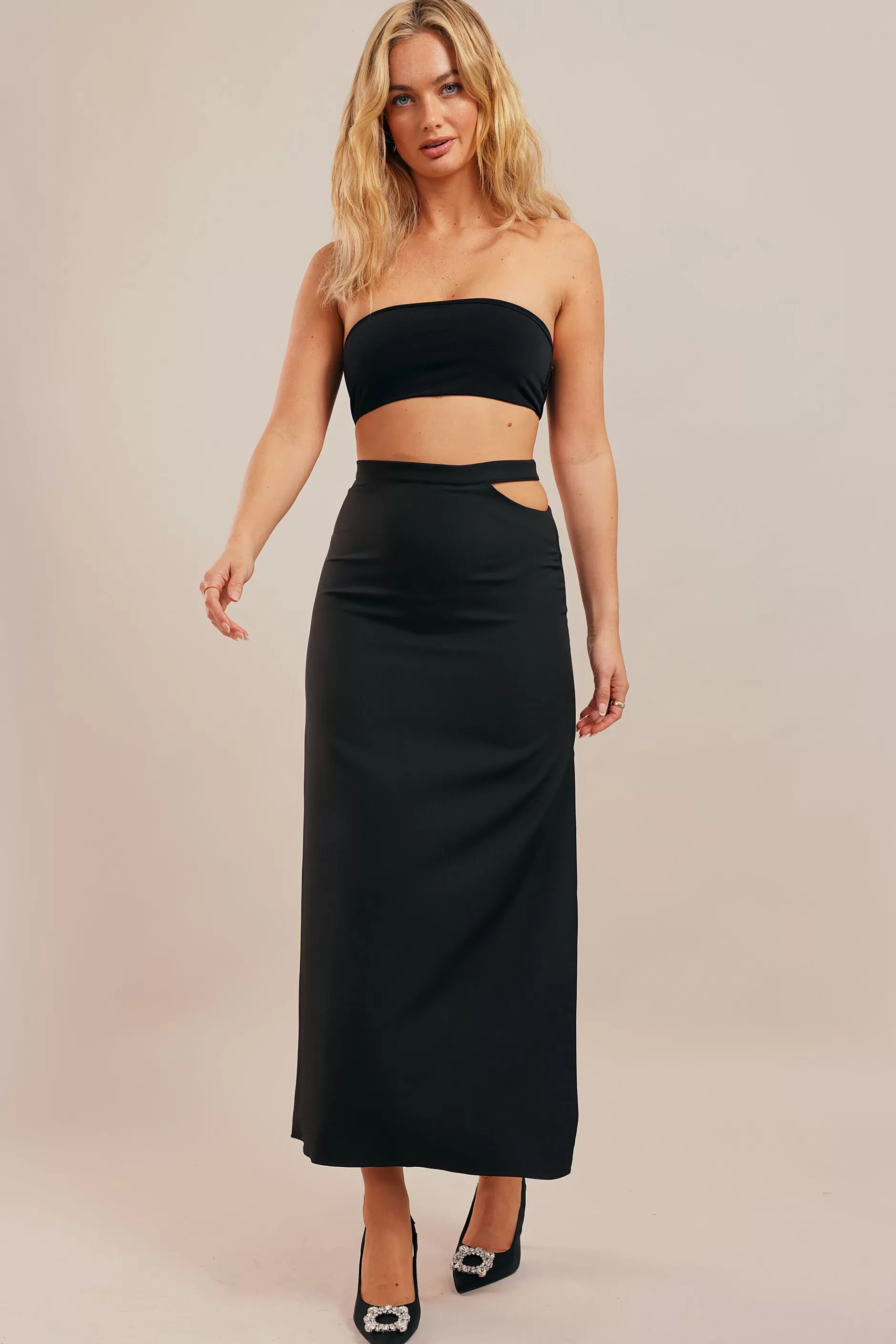 Cut Out Maxi Skirt | Chiquelle Hot