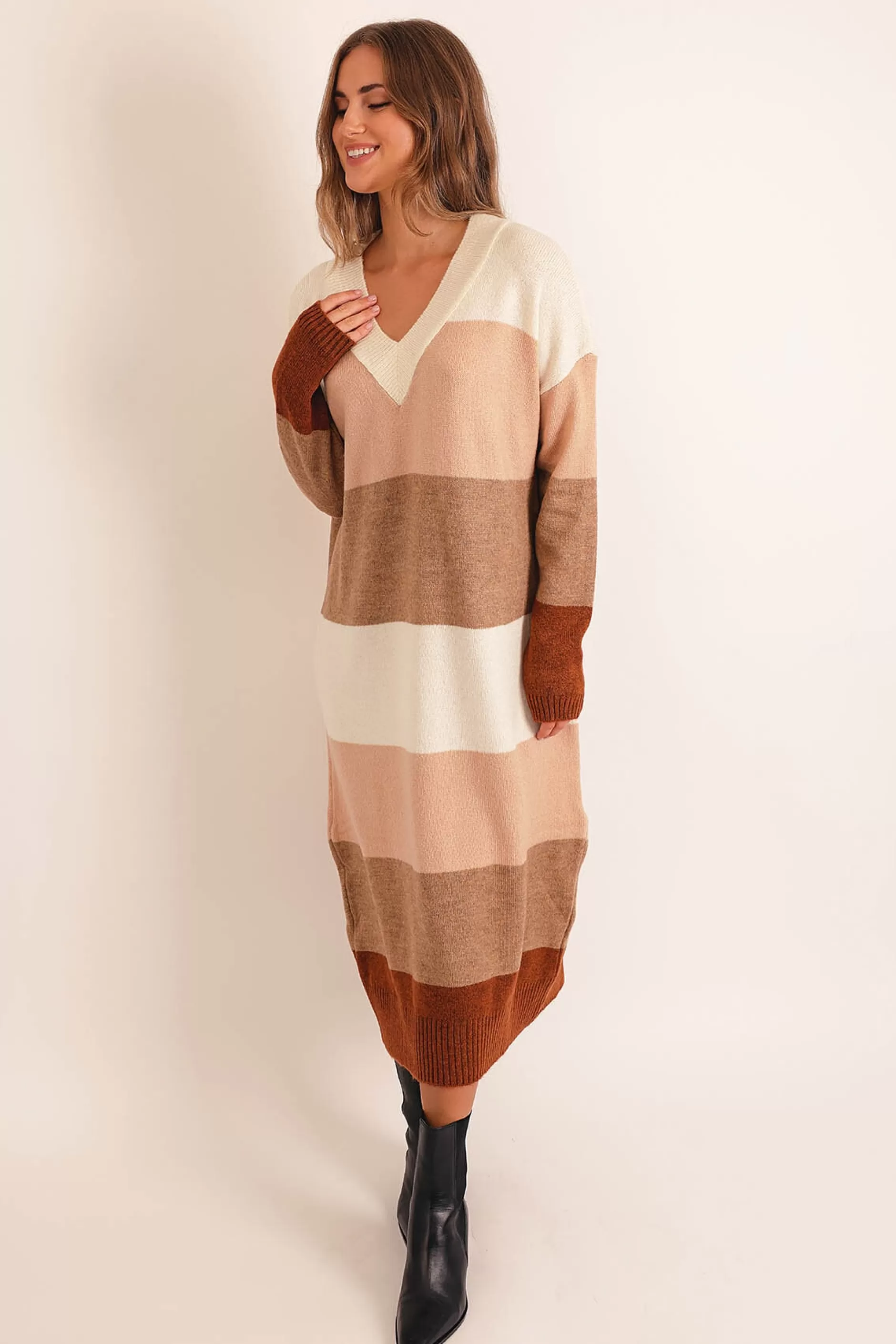 Daily Coziness Knit Dress | Chiquelle Cheap