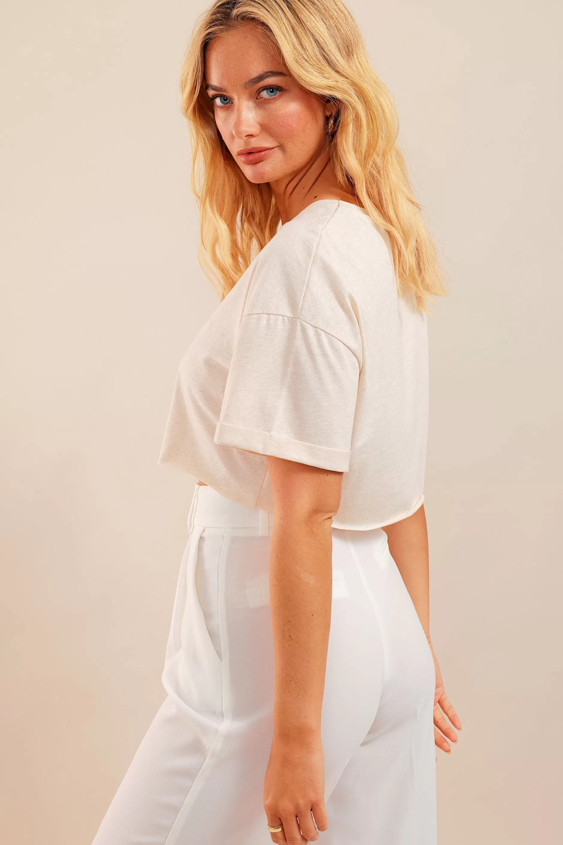 Daytime Crop Tee | Chiquelle Sale