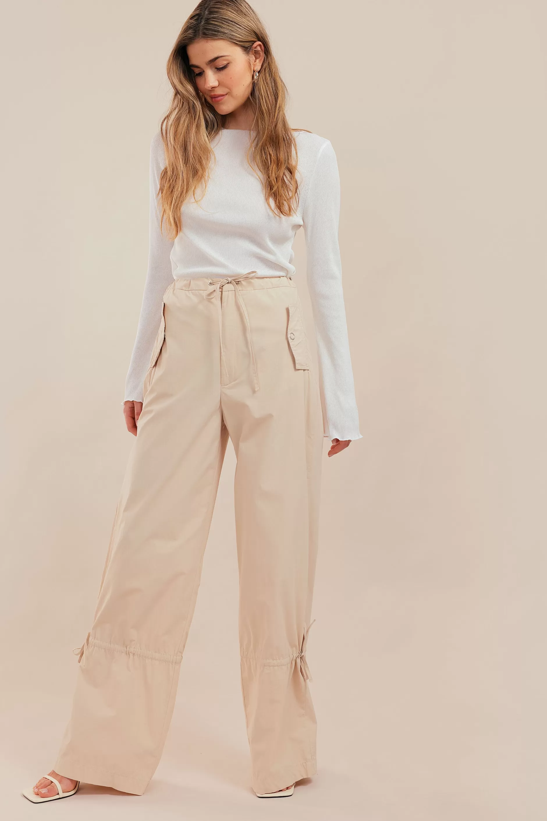 Drawstring Cargo Pants | Chiquelle Online