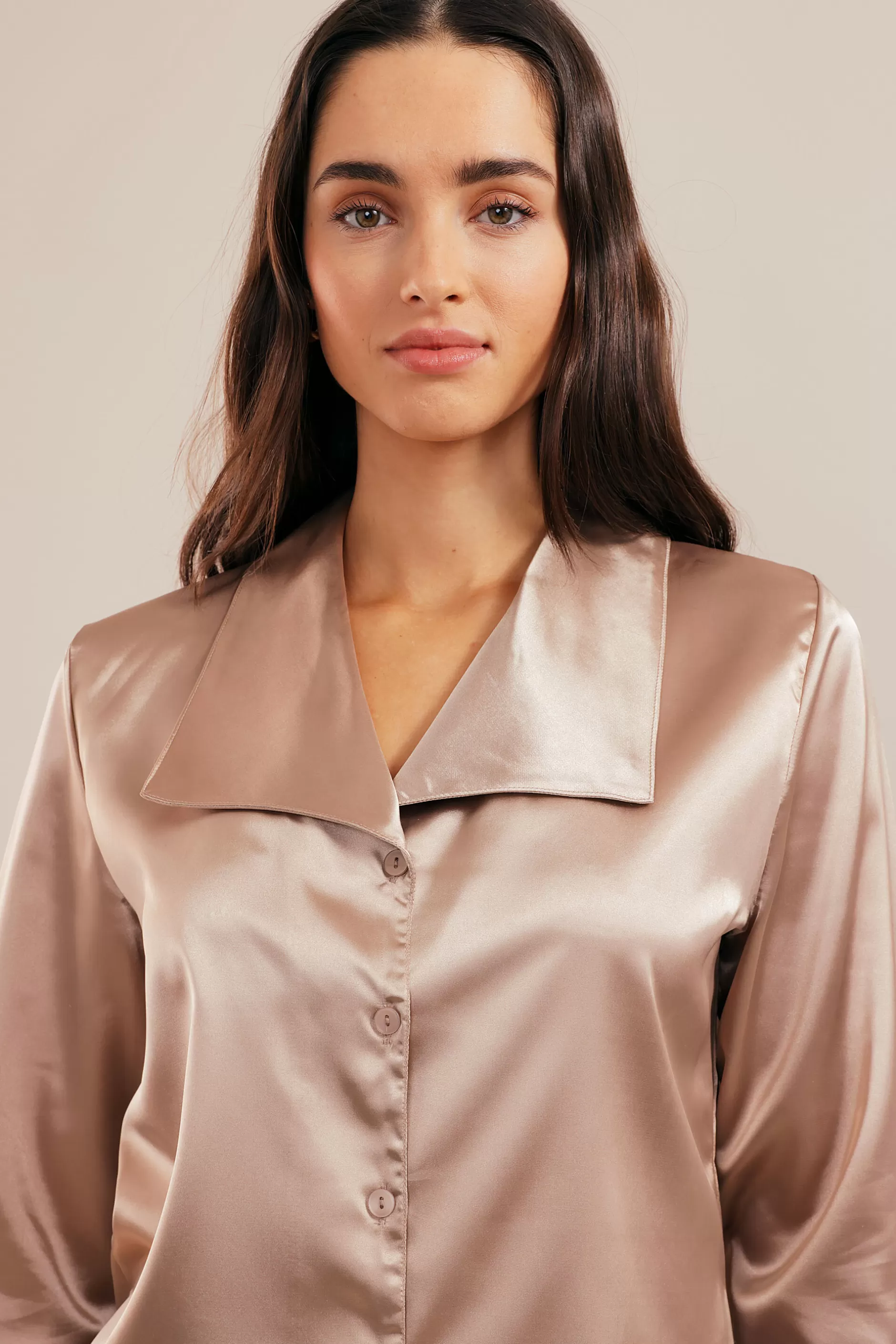 Extra Classy Satin Shirt | Chiquelle Hot