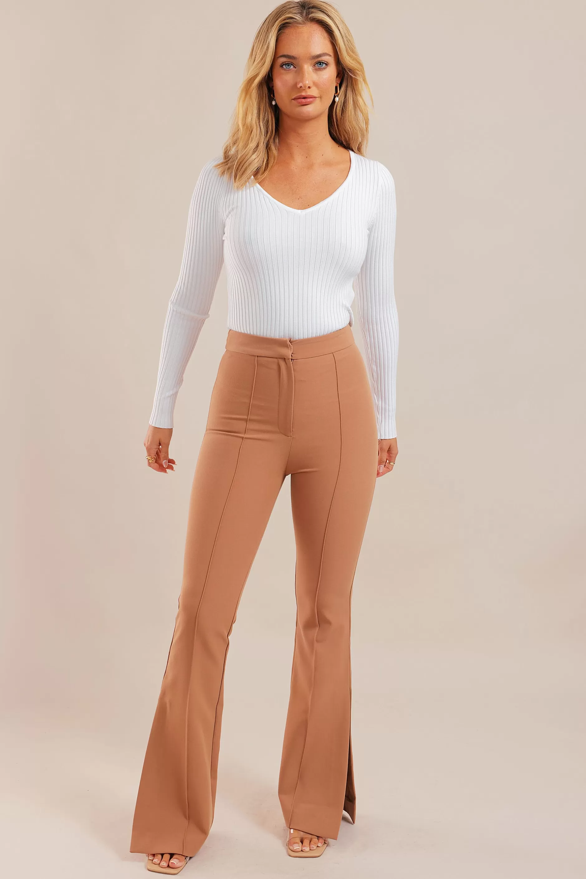 Fabulous Slit Flare Pants | Chiquelle Cheap