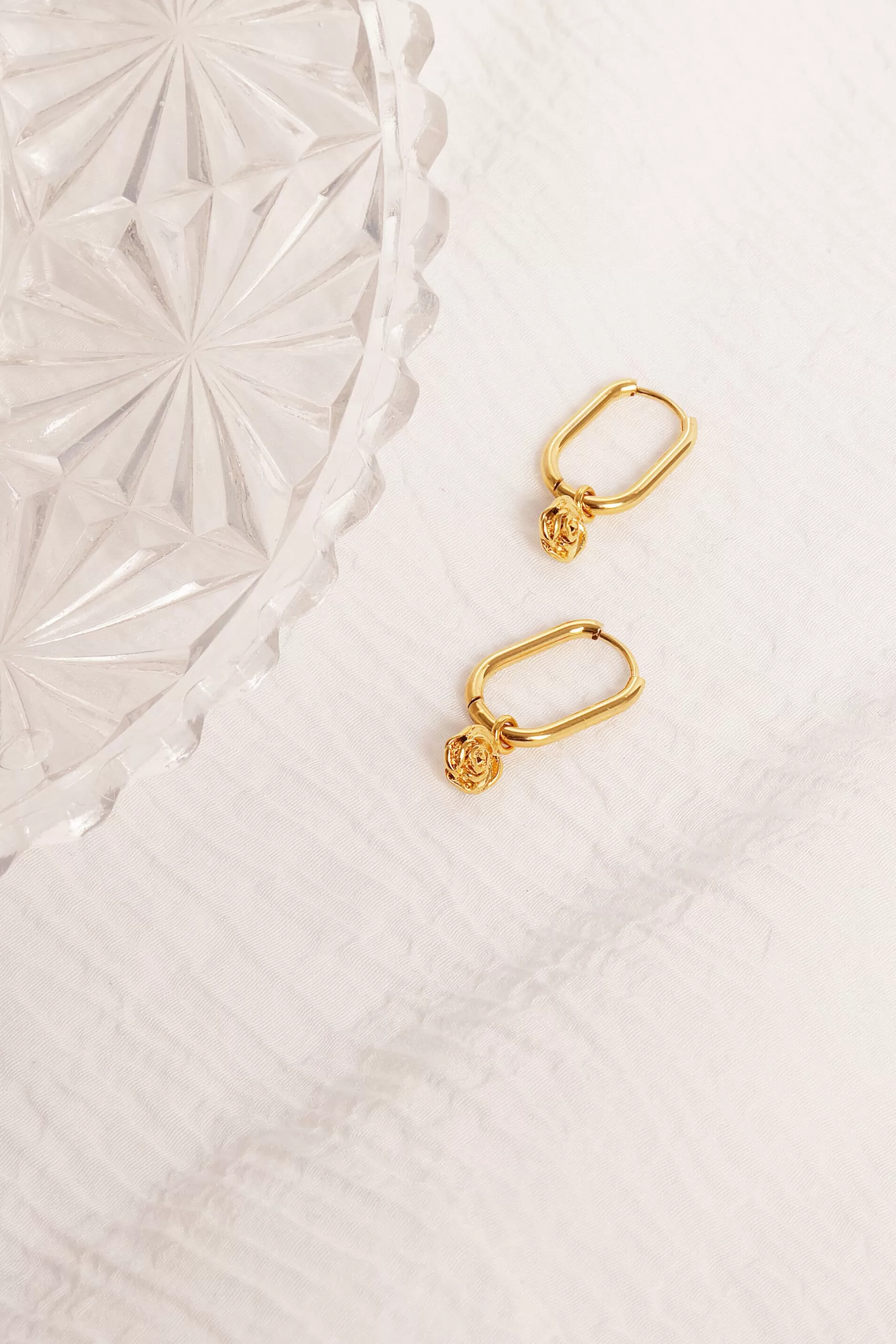 Fine Rose Earrings | Chiquelle Hot