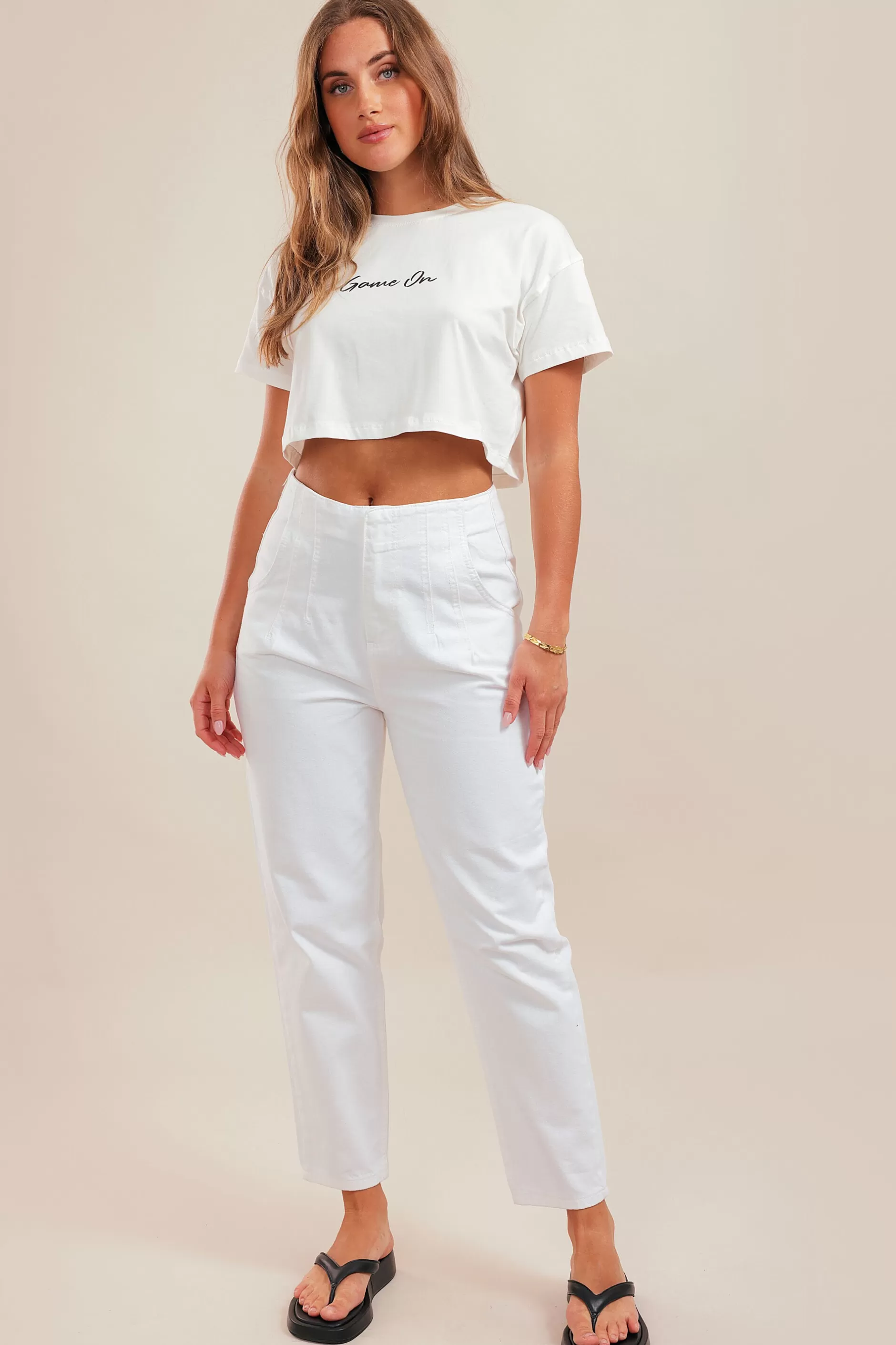 Game On Crop Tee | Chiquelle Flash Sale