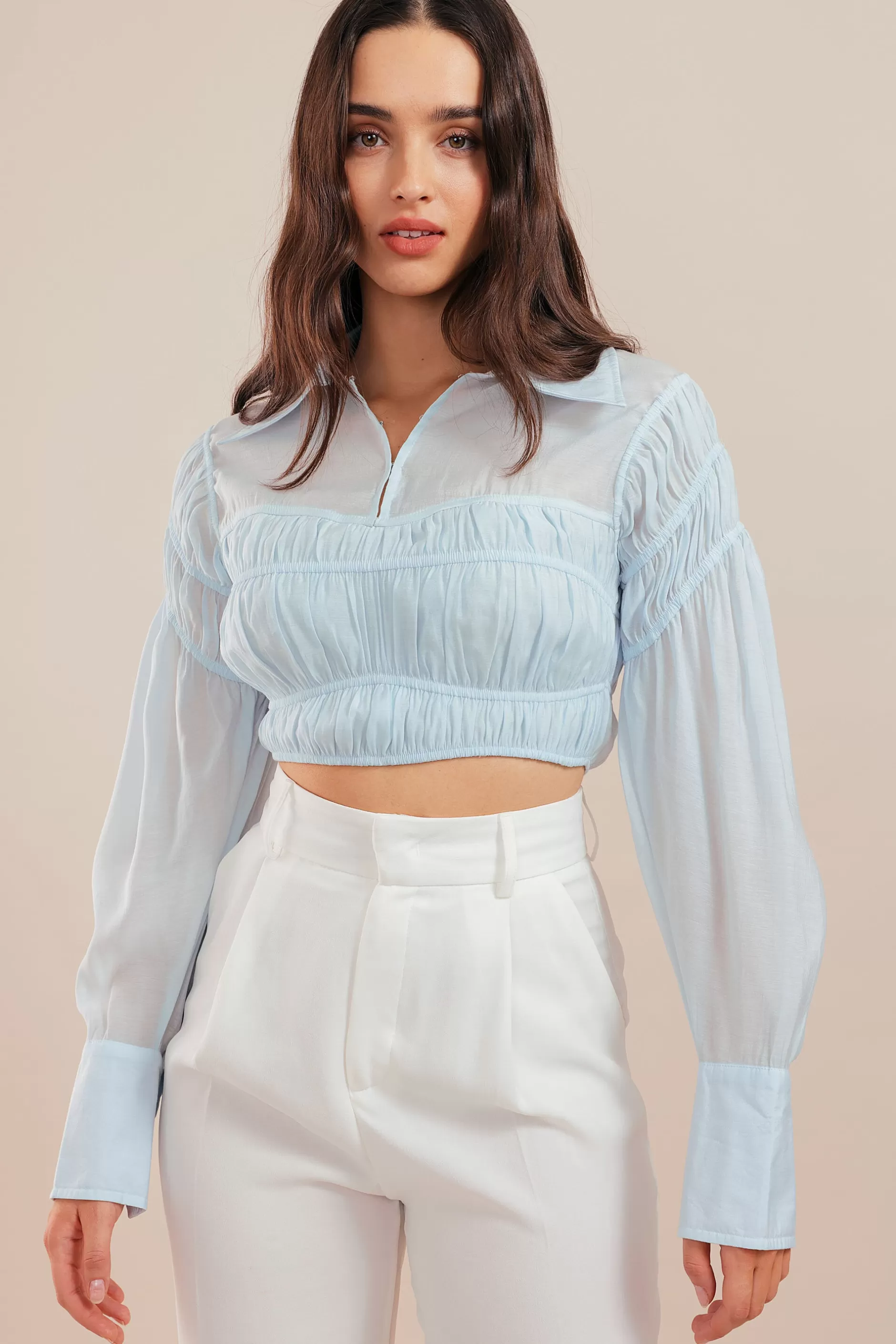 Gathered Thrill Blouse | Chiquelle New