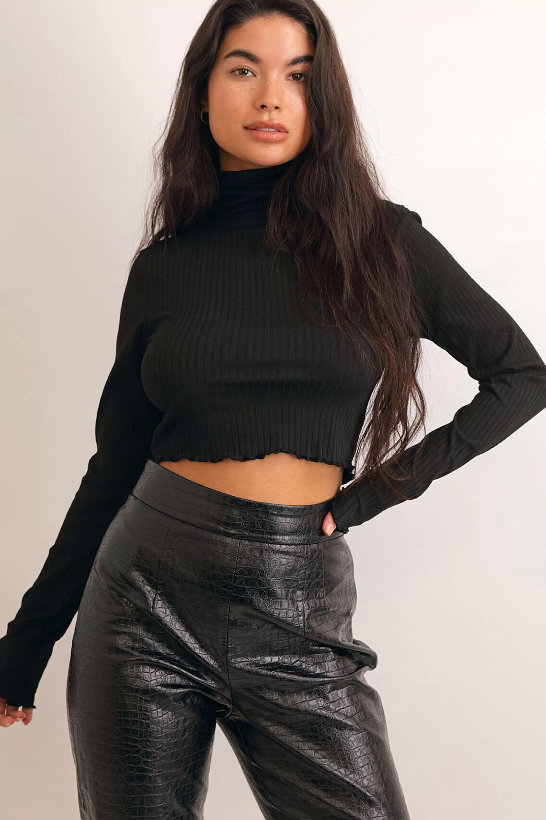 Great Basic Turtleneck Top | Chiquelle New