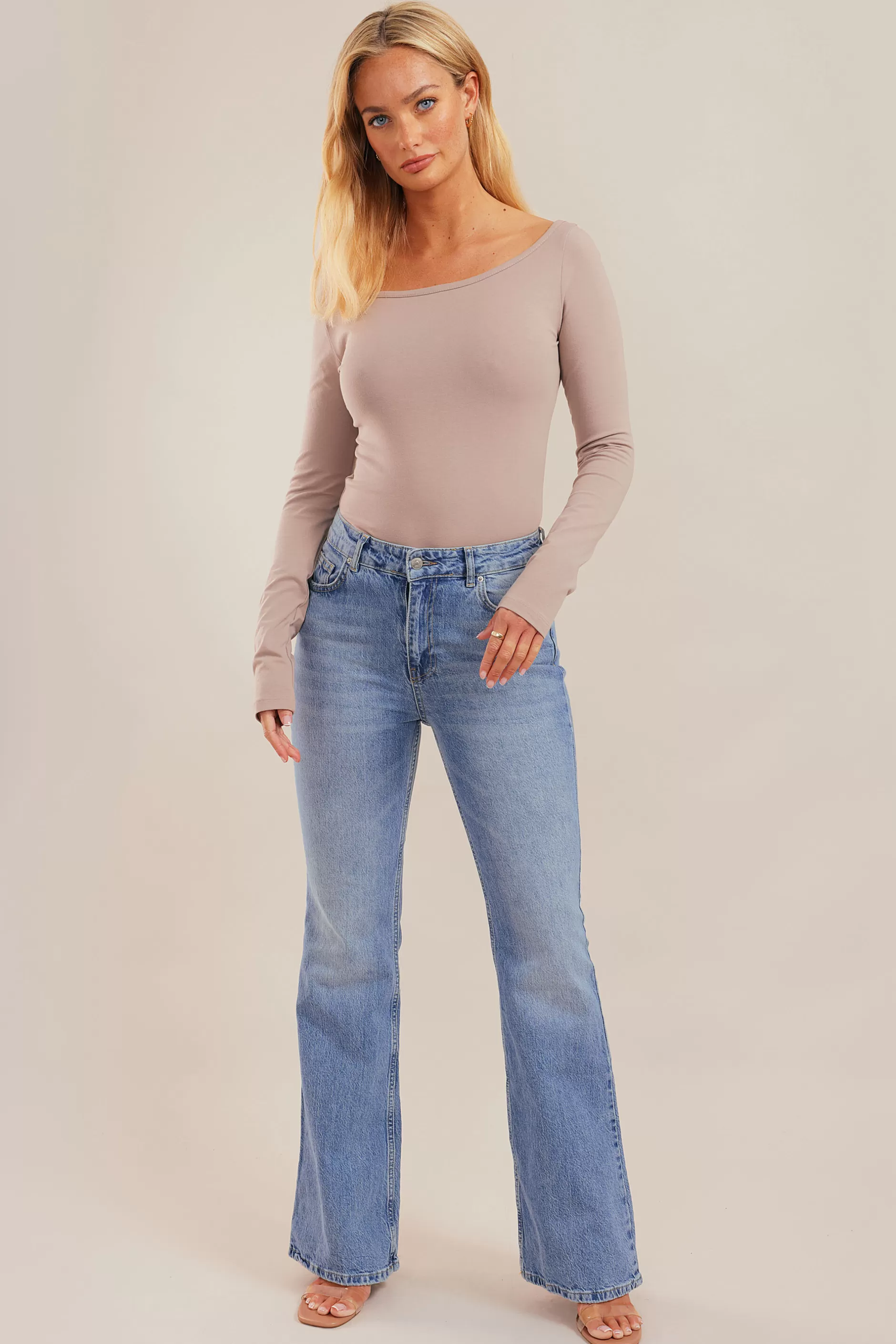 Long Sleeve Basic Top | Chiquelle Outlet