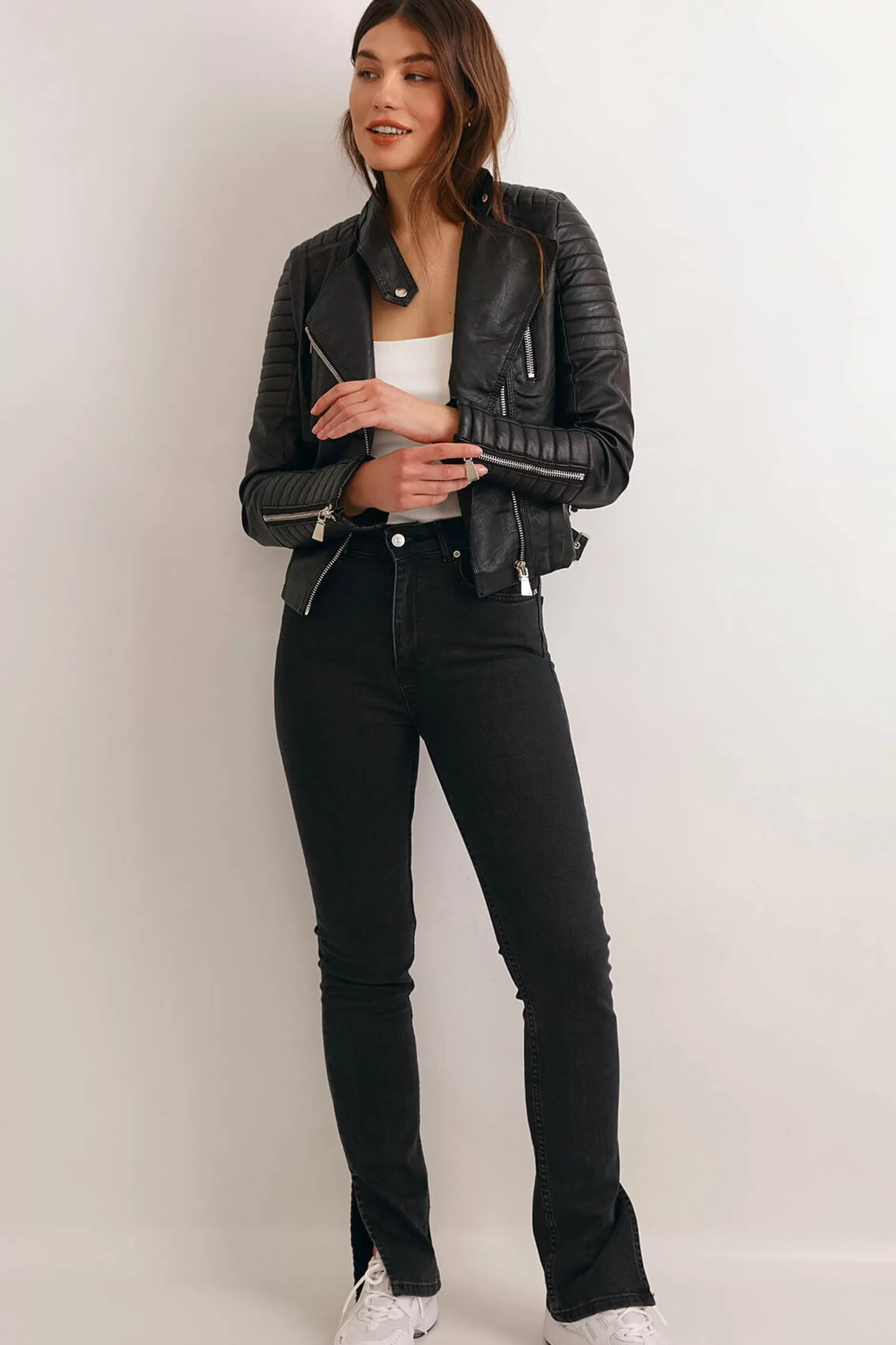 Moto Jacket Black | Chiquelle Outlet