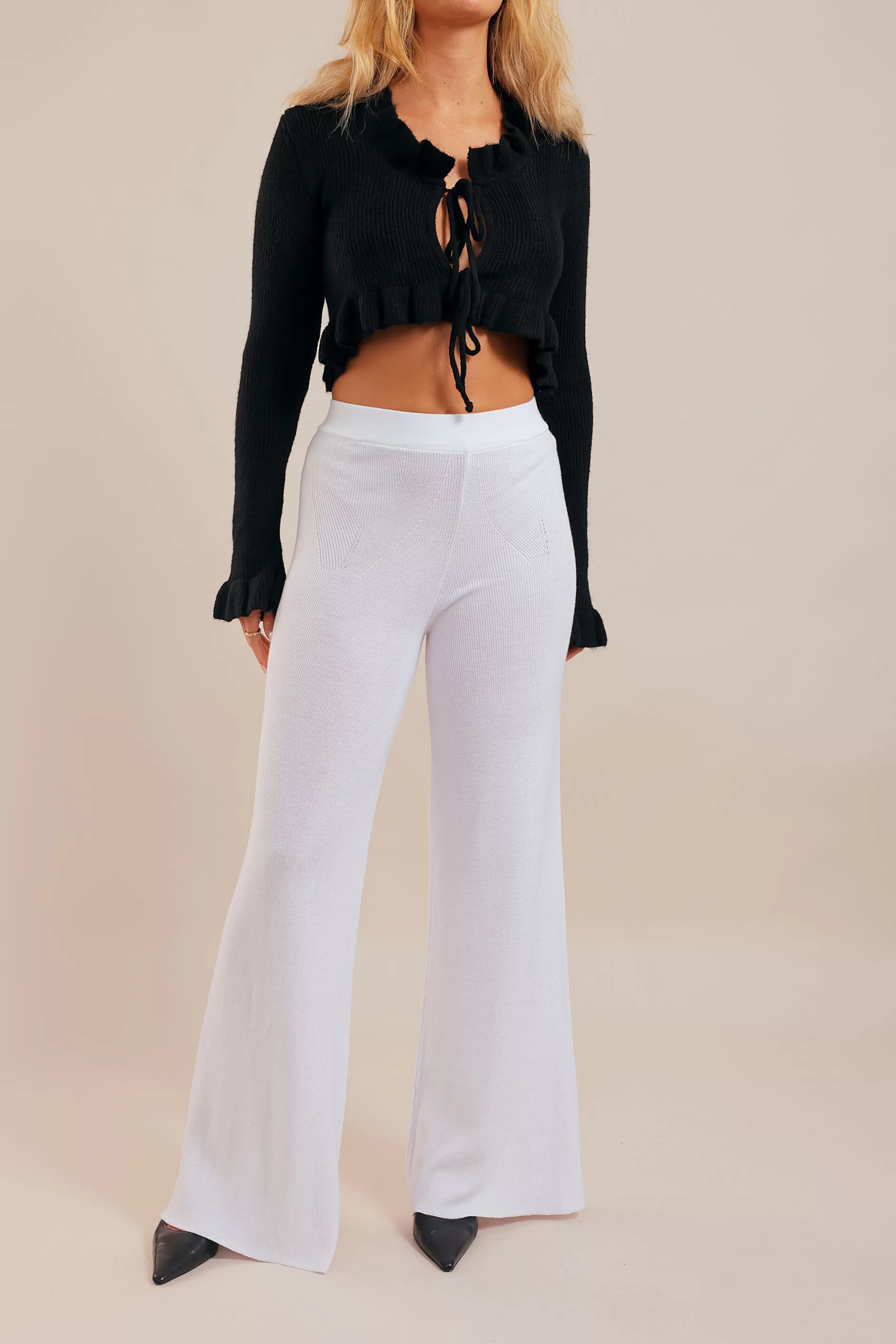 Perfect Flowy Knit Pants | Chiquelle Hot