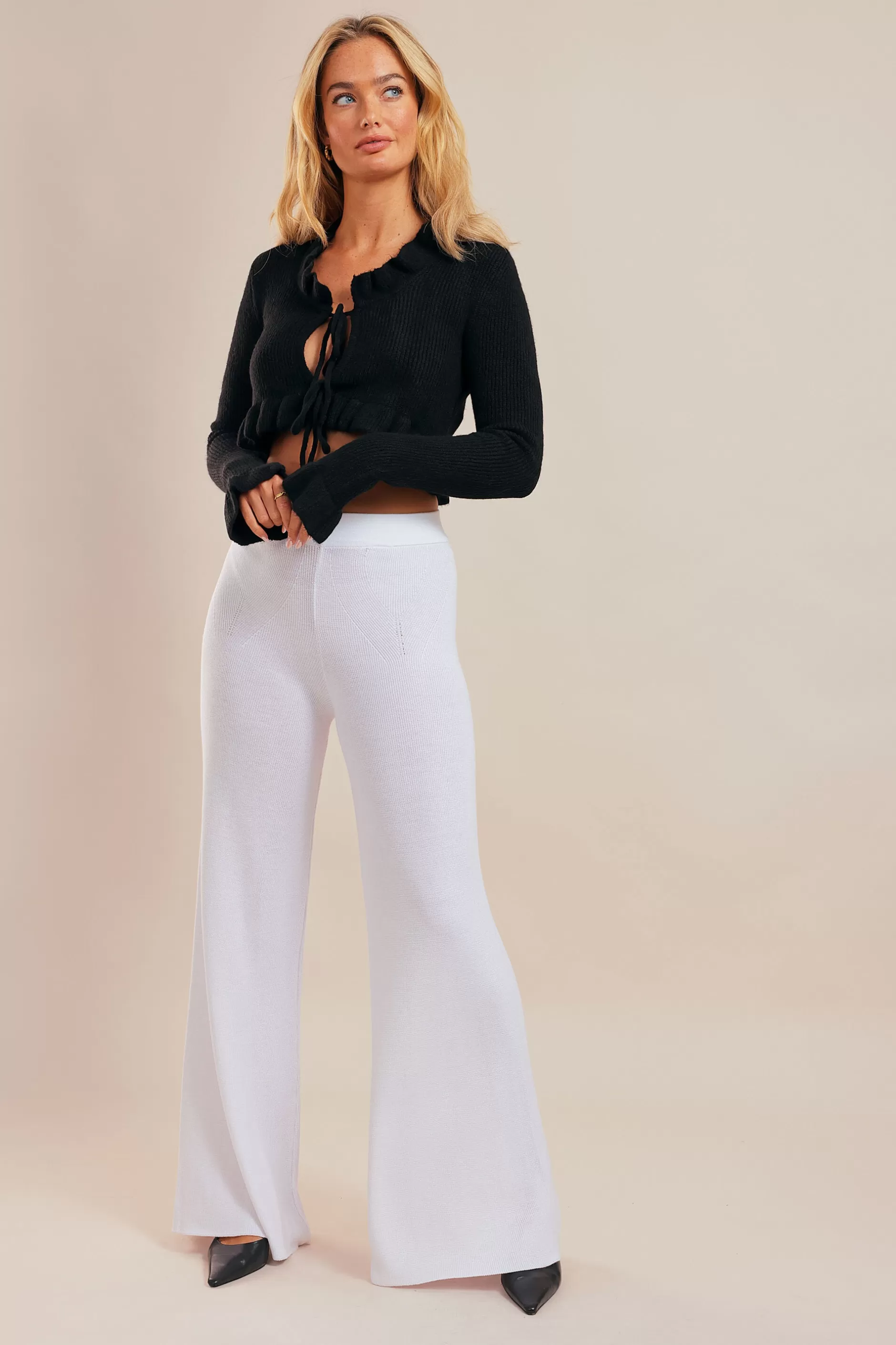 Perfect Flowy Knit Pants | Chiquelle Hot