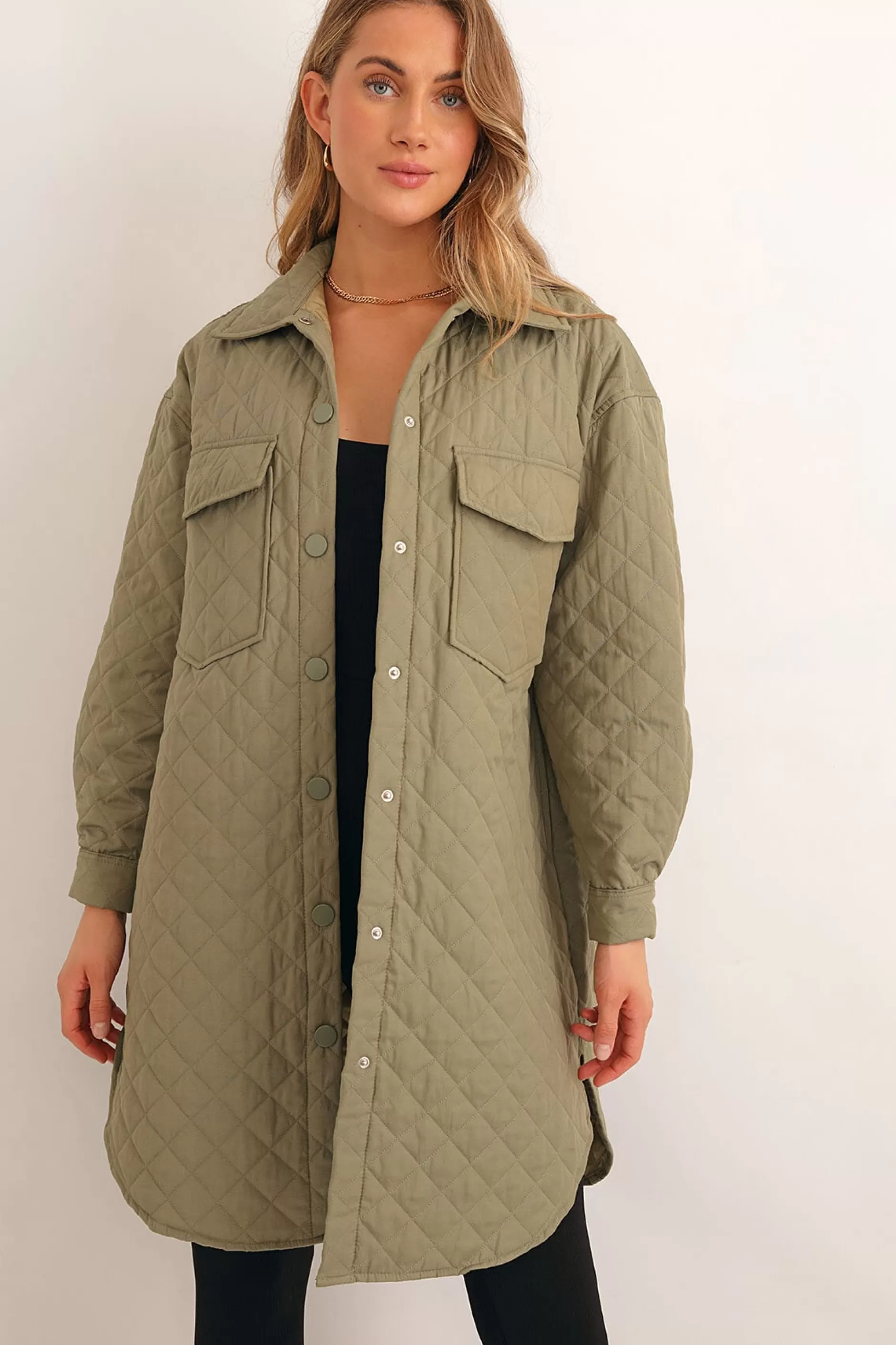 Quilted Oversized Jacket | Chiquelle Cheap