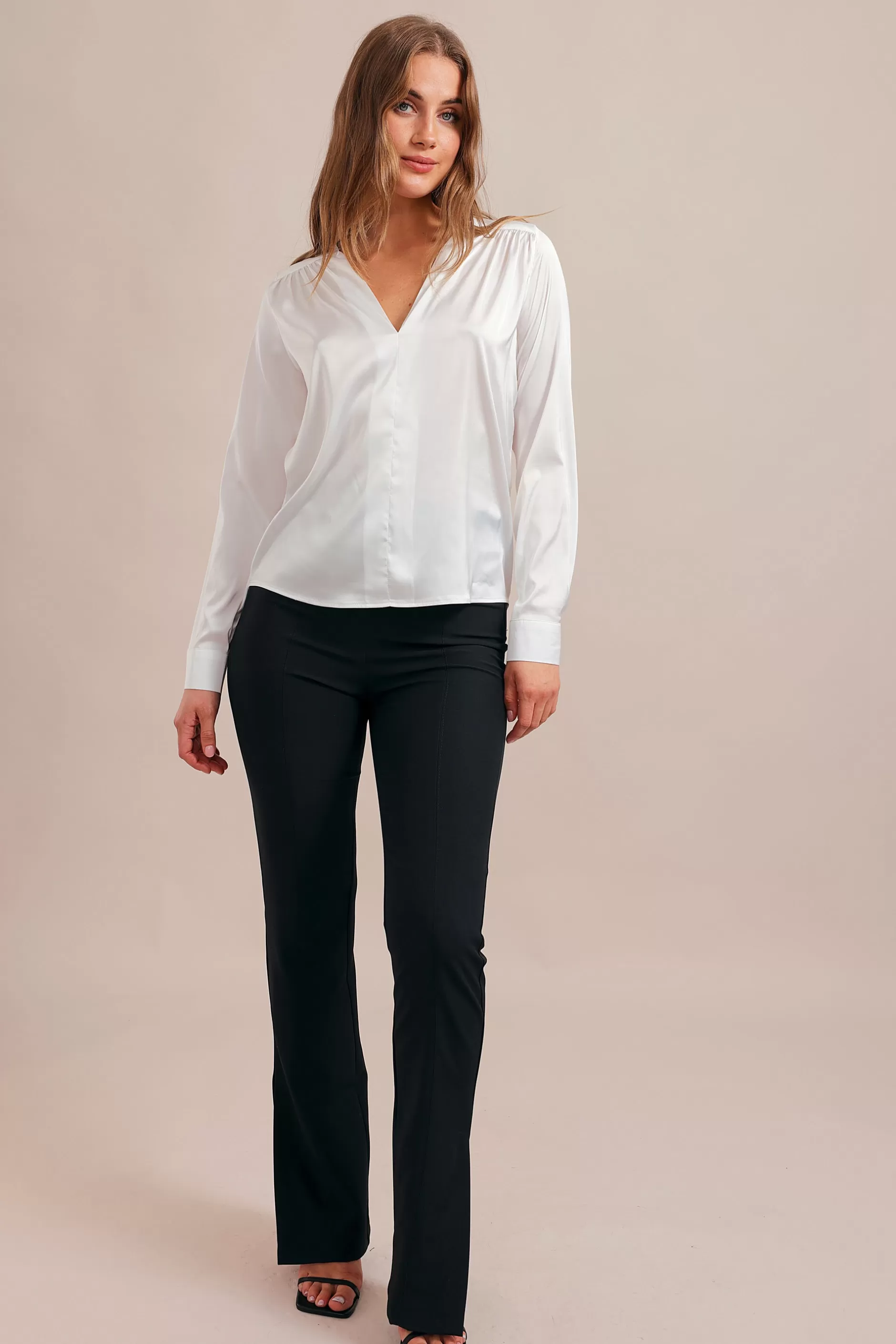 Refined Silky Blouse | Chiquelle Hot