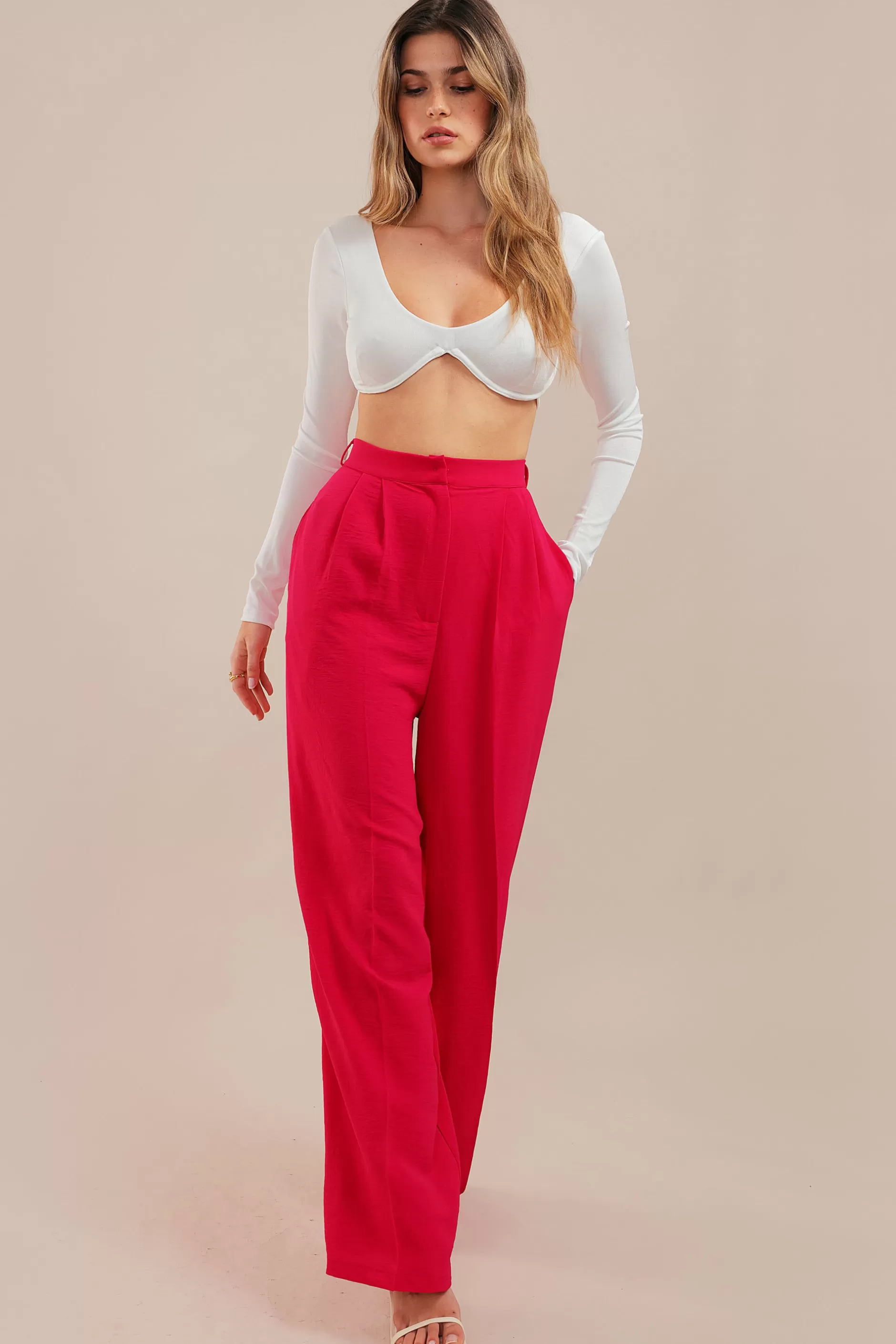 Relaxed Straight Pants | Chiquelle Sale