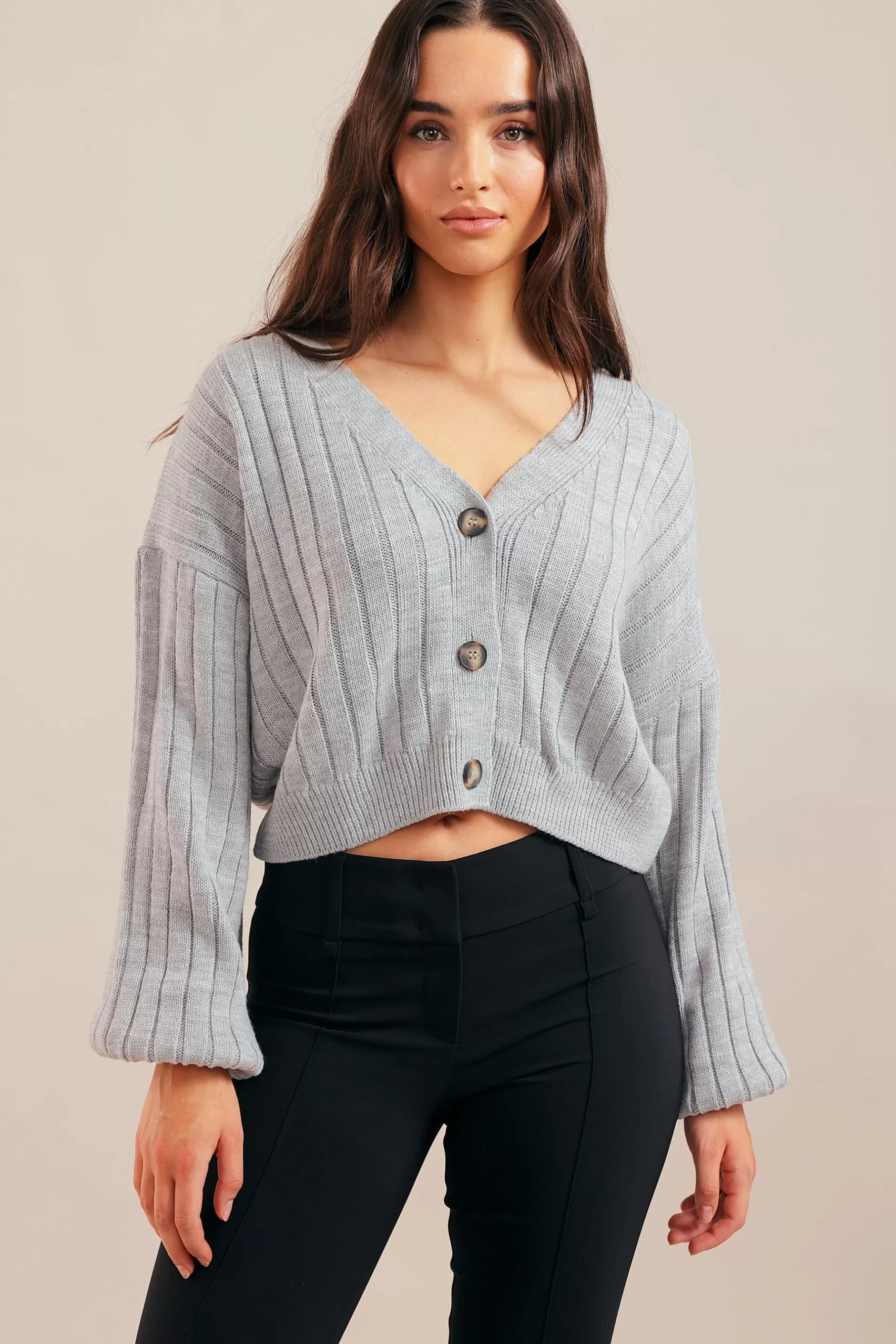 Rib Trends Knit Cardigan | Chiquelle Discount