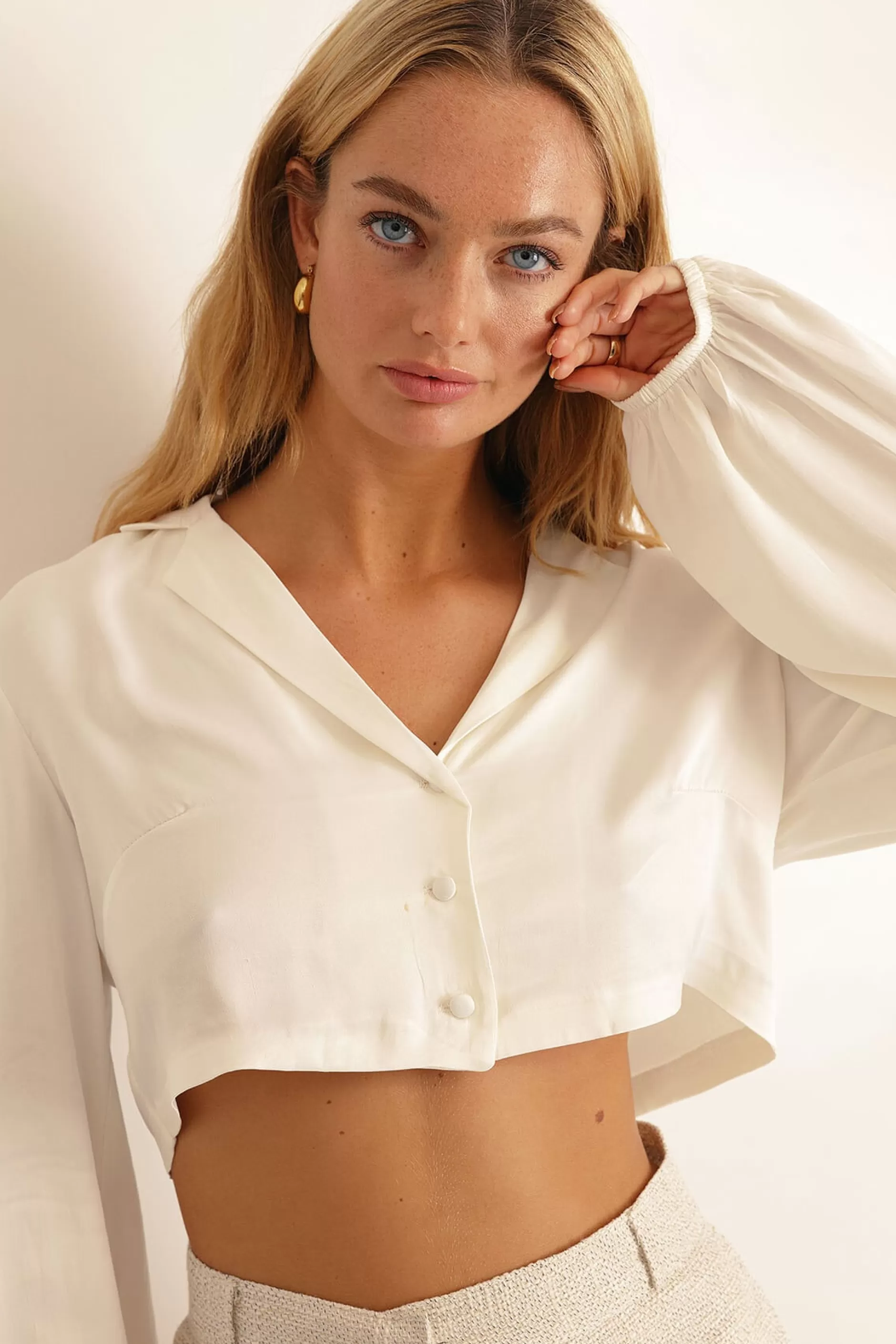 Sheer Love Silky Top | Chiquelle Best Sale