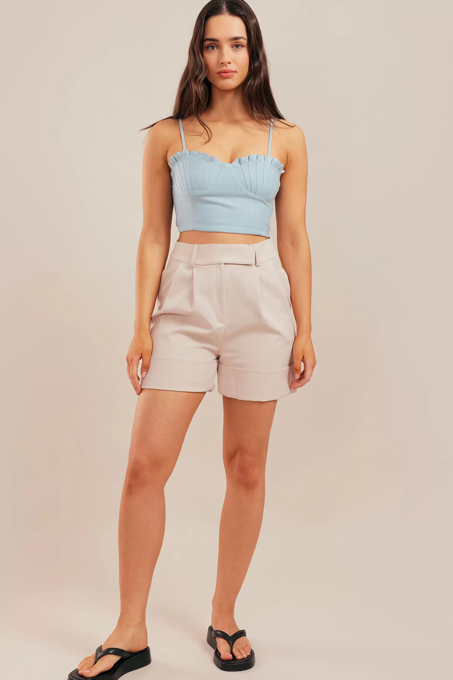 Shell Crop Top | Chiquelle Fashion