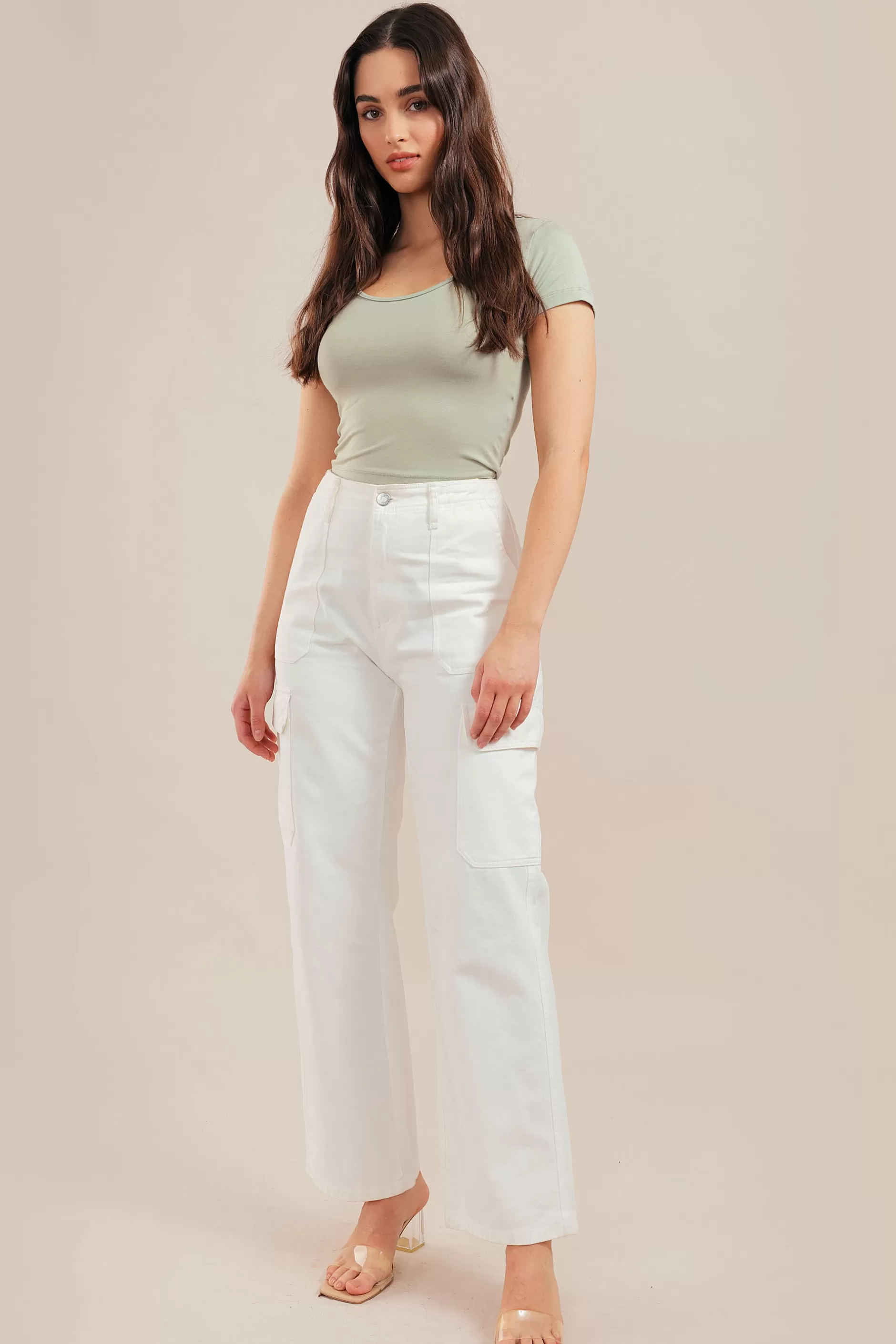 Soft Fit Basic Crop Top | Chiquelle Discount