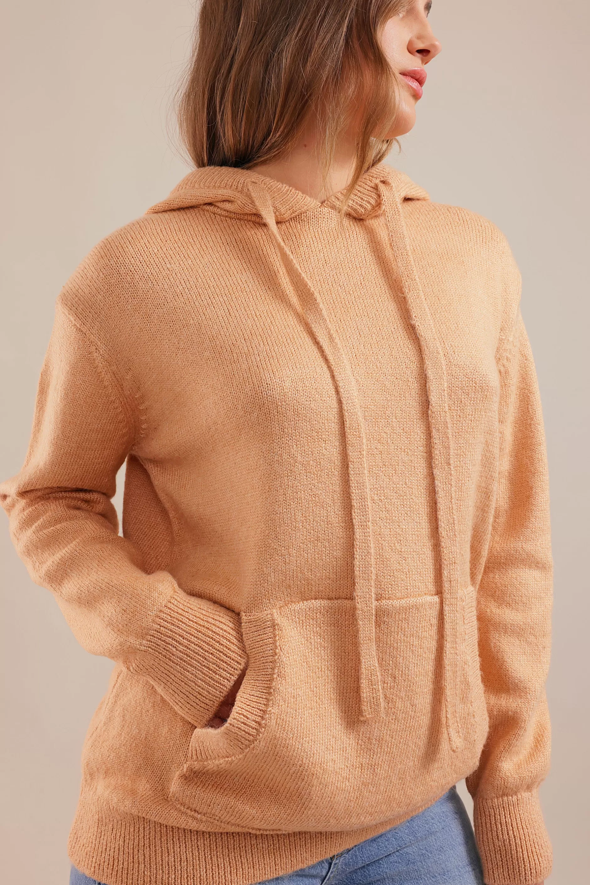 Soft Hooded Knit | Chiquelle Cheap