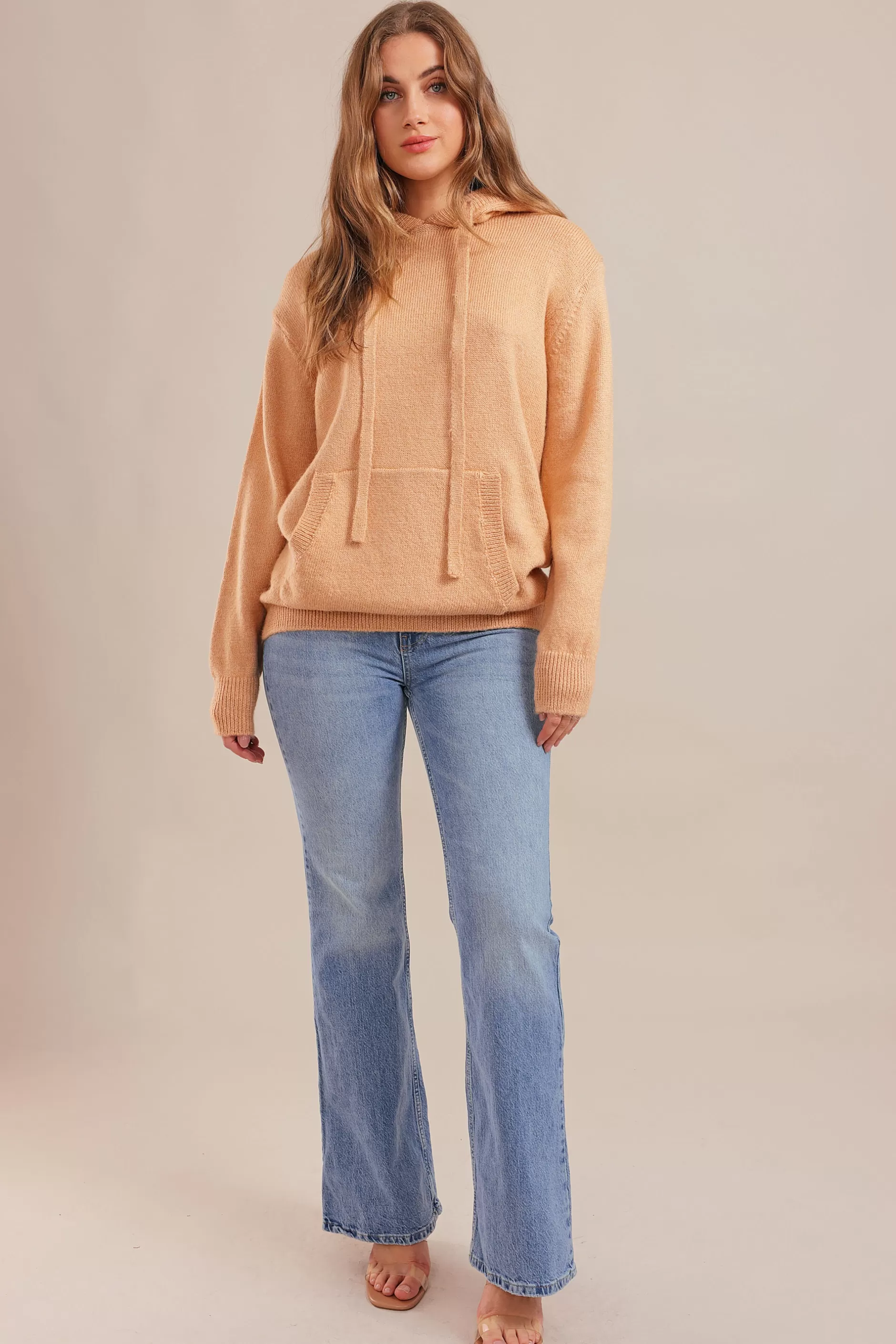 Soft Hooded Knit | Chiquelle Cheap