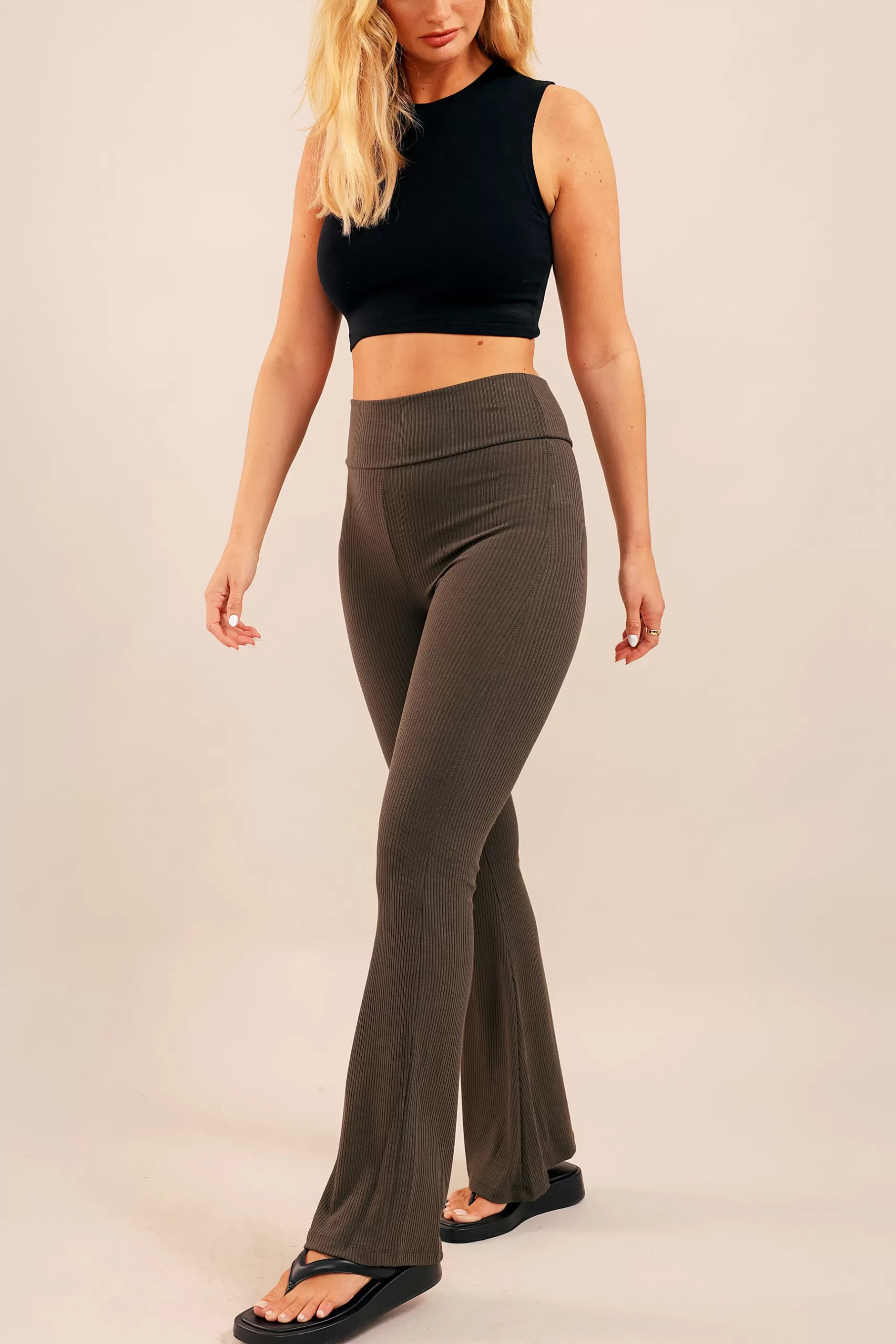 Soft Rib Pants | Chiquelle Discount