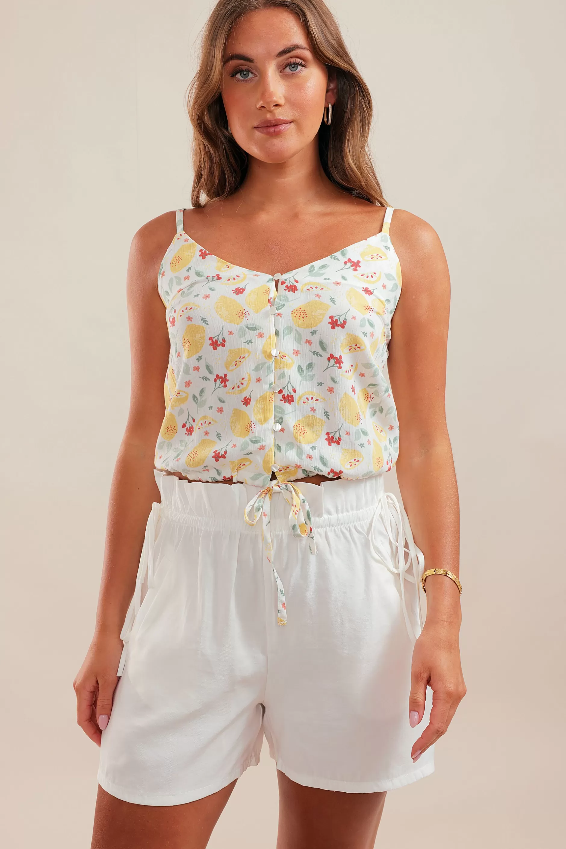 Summer Edit Lemon Top | Chiquelle Clearance