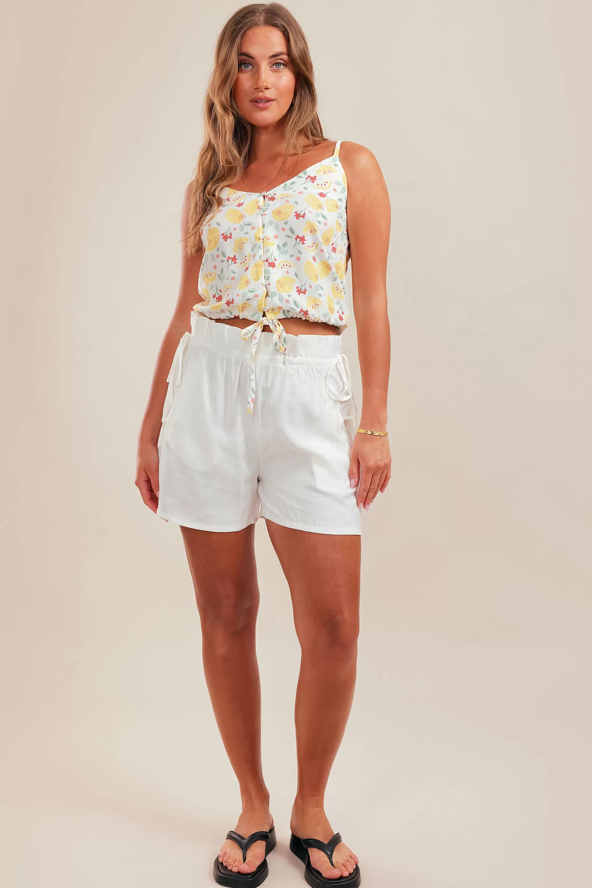 Summer Edit Lemon Top | Chiquelle Clearance