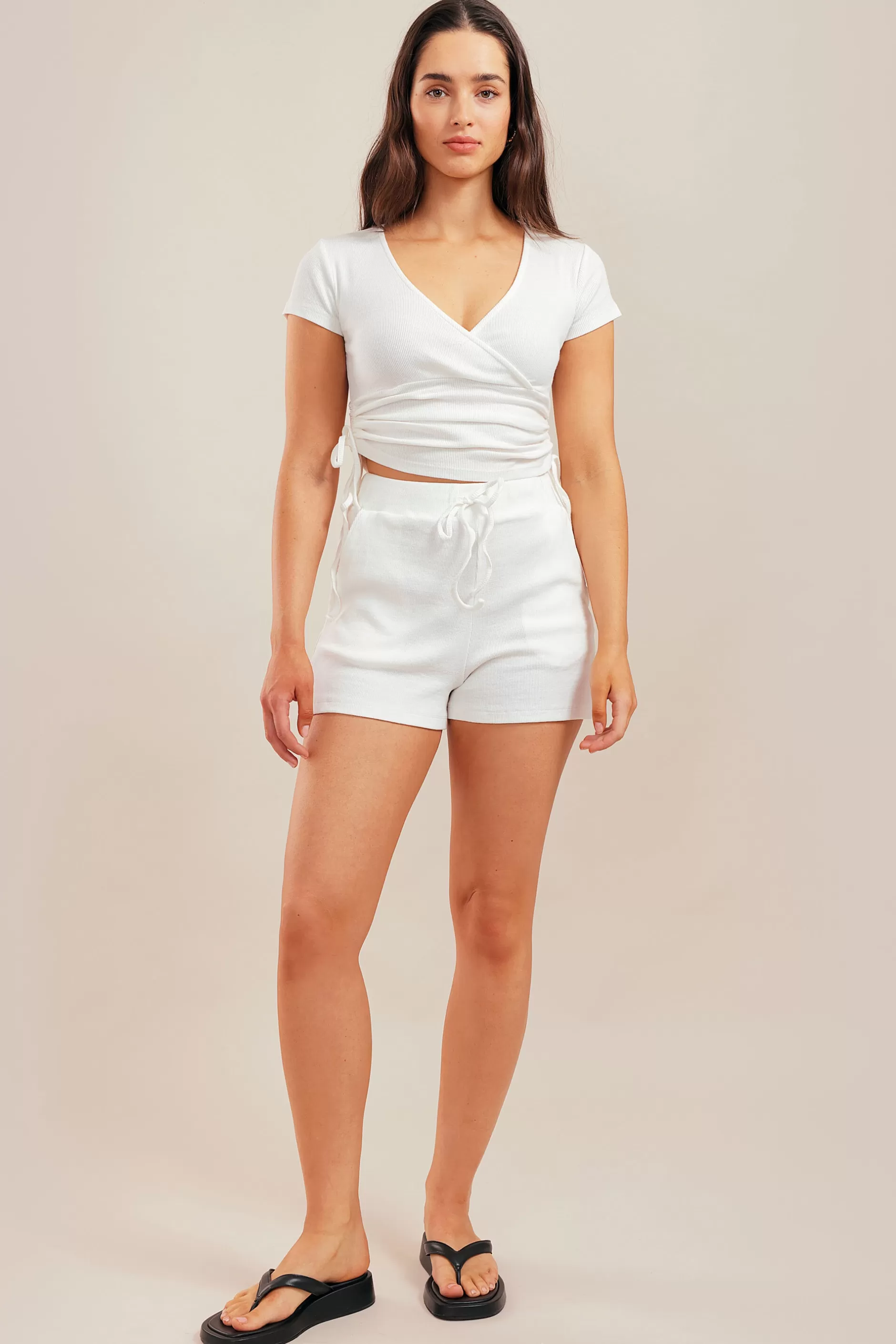 West Hollywood Rib Shorts | Chiquelle Outlet